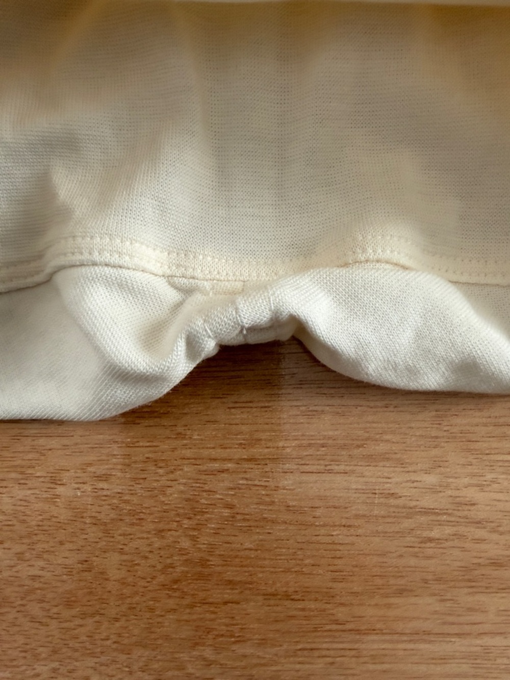 lululemon athletica Cream Ruched Center Long Sleeve Crop Top - Picture 9 of 12